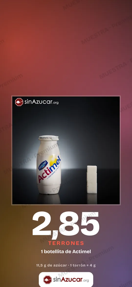 Vista previa, con marca de agua, del fondo de pantalla de Actimel