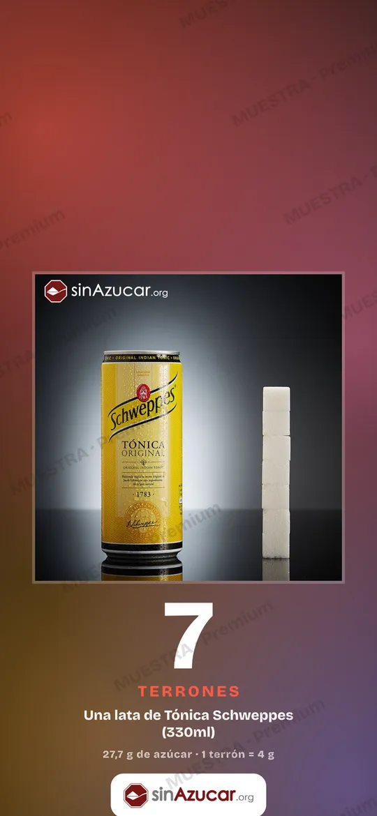 Vista previa, con marca de agua, del fondo de pantalla de Tónica Schweppes