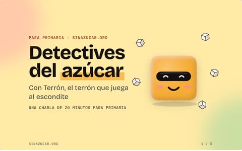La charla para Primaria «Detectives del azúcar», con Terrón.
