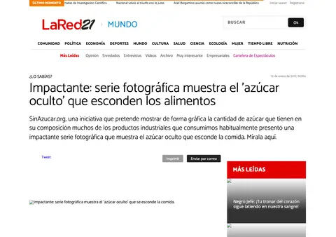 Captura de La República (LR21, Uruguay)