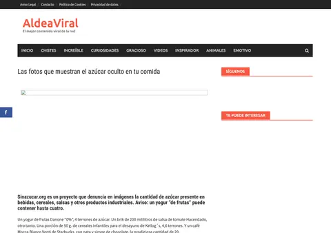 Captura de AldeaViral