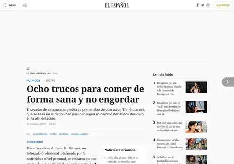 Captura de El Español