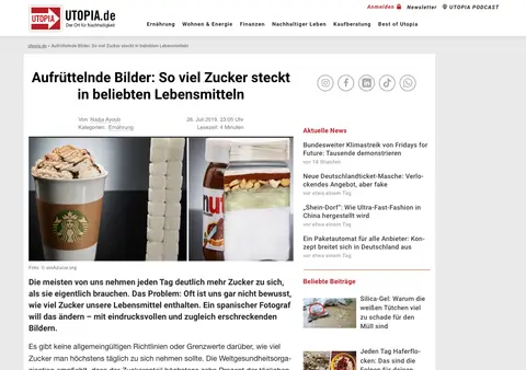 Captura de Utopia.de