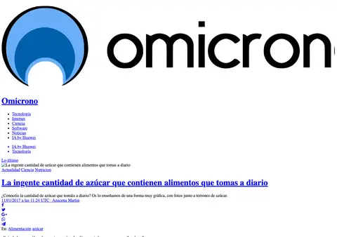 Captura de Omicrono · El Español