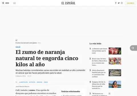 Captura de El Español