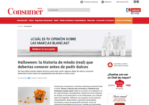 Captura de Consumer (Eroski Consumer)