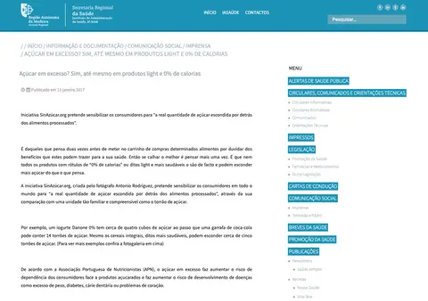 Captura de IASaúde (recortes de prensa)