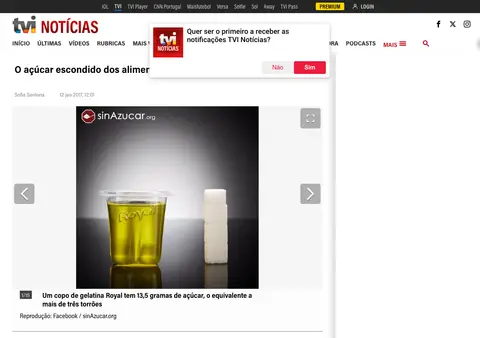 Captura de TVI Notícias