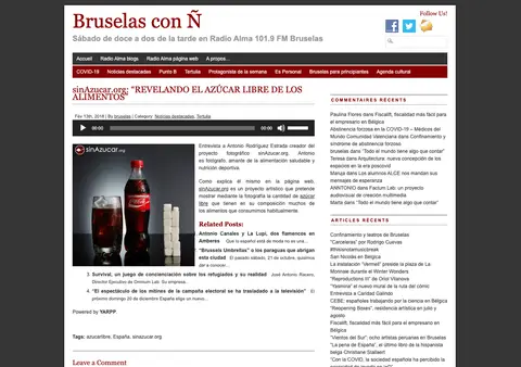 Captura de Radio Alma (Bruselas con Ñ)