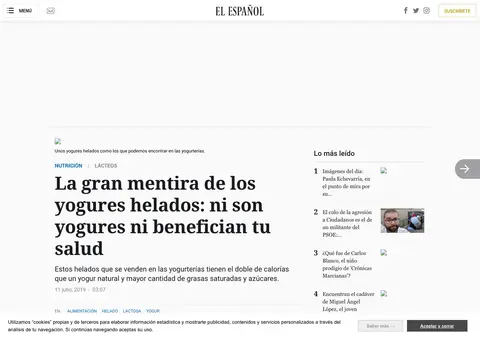 Captura de El Español