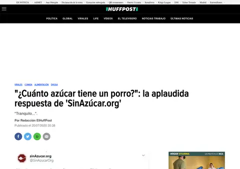 Captura de El HuffPost