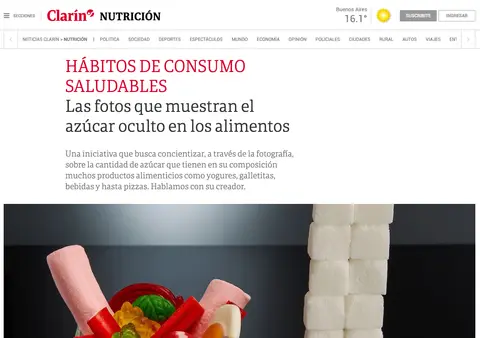 Captura de Clarín