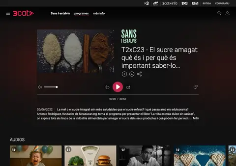 Captura de Catalunya Ràdio – Sans i estalvis