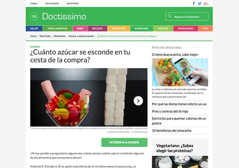 Captura de Doctissimo