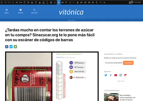 Captura de Vitónica (Webedia)