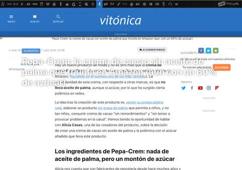 Captura de Vitónica (Webedia)