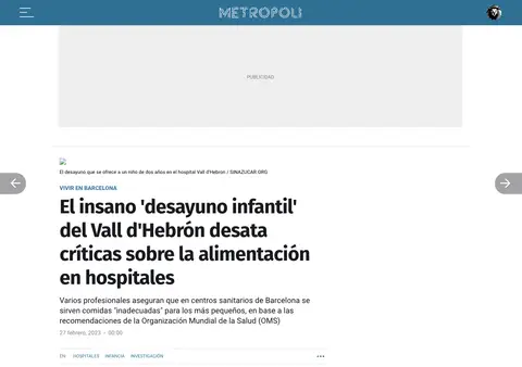 Captura de Metrópoli Abierta (El Español)