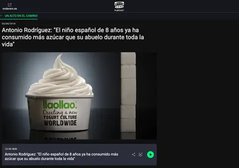 Captura de Onda Cero · Un alto en el camino