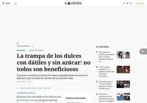 Captura de El Español