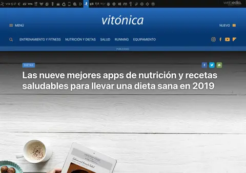 Captura de Vitónica (Webedia)