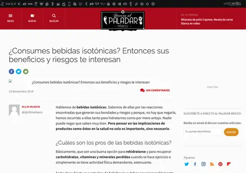 Captura de Directo al Paladar México