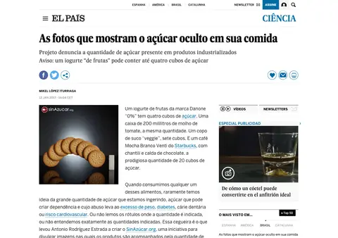 Captura de El País Brasil