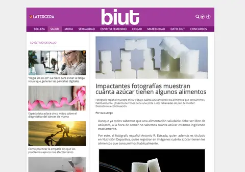 Captura de Biut.cl (La Tercera)