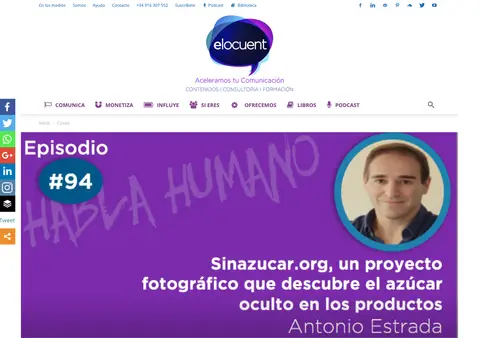 Captura de Elocuent (podcast Habla Humano)