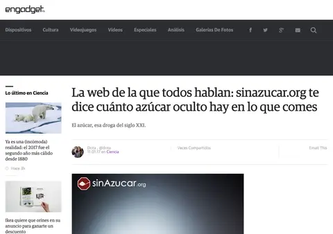 Captura de Engadget