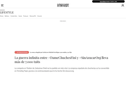 Captura de Woman Madame Figaro (El Periódico)