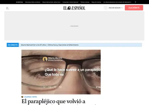 Captura de El Español