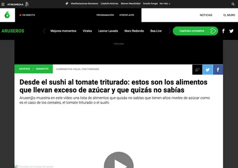Captura de laSexta · Aruser@s (Mejores momentos)