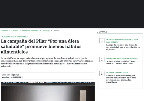 Captura de Onda Cero Vega Baja