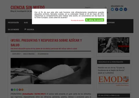 Captura de Ciencia sin miedo
