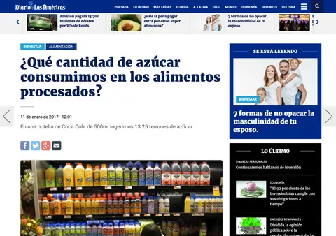 Captura de Diario Las Américas