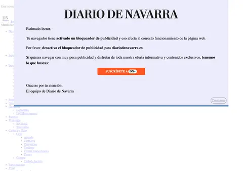 Captura de Diario de Navarra