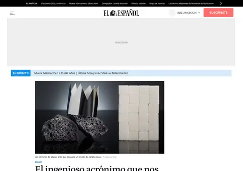 Captura de El Español