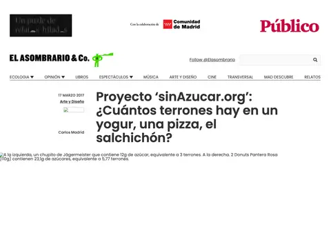 Captura de El Asombrario (Público)