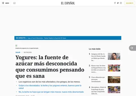 Captura de El Español