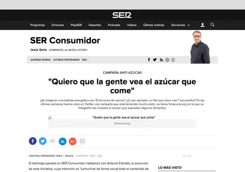 Captura de Cadena SER · SER Consumidor