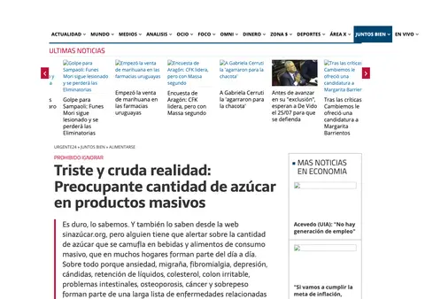 Captura de Urgente24