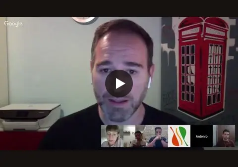 Captura de Dietética sin Patrocinadores (hangout en YouTube y podcast)