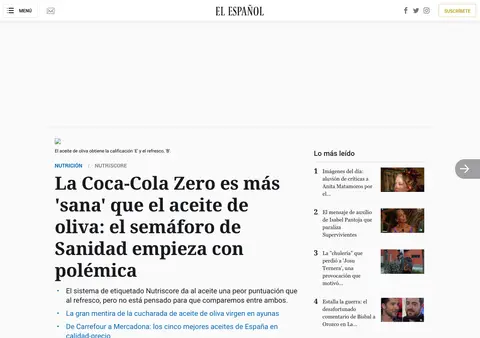 Captura de El Español