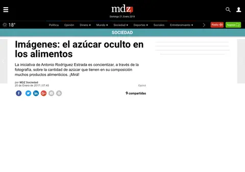 Captura de MDZ