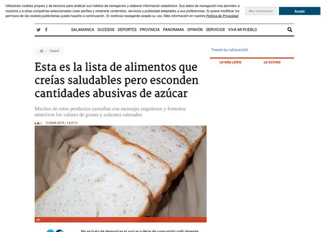 Captura de La Gaceta de Salamanca