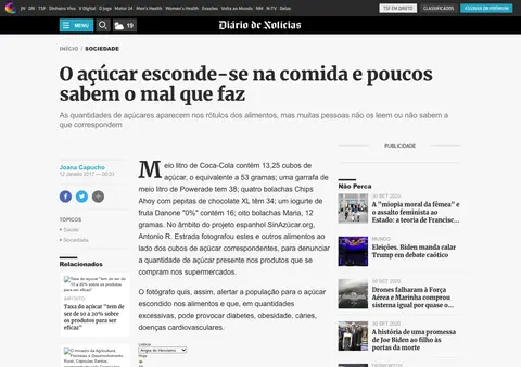 Captura de Diário de Notícias (Portugal)