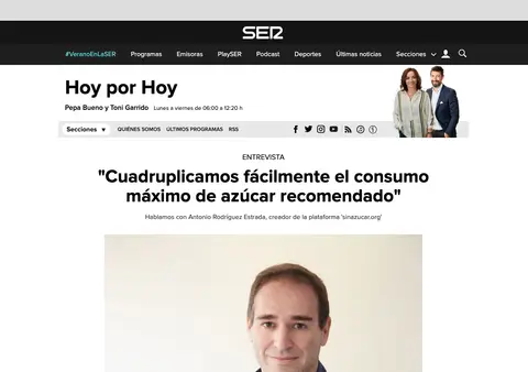 Captura de Cadena SER · Hoy por Hoy