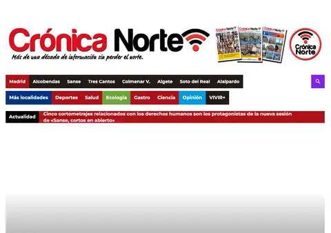 Captura de Crónica Norte