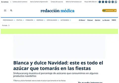 Captura de Redacción Médica (Víricö)