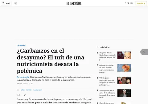 Captura de El Español